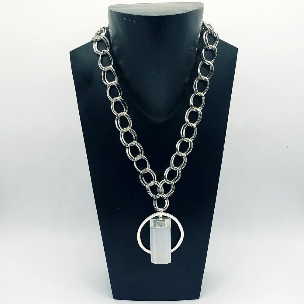 Handcrafted Selenite Necklace